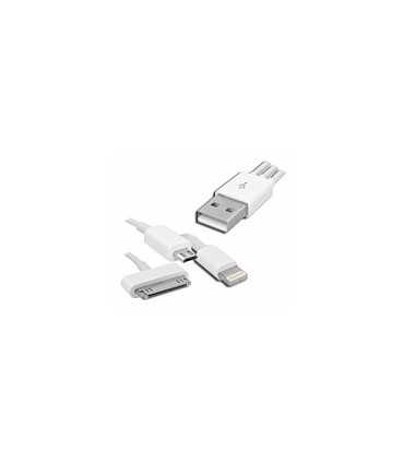 USB kabelis - "iPhone 5/6", "iPad microUSB 3in1