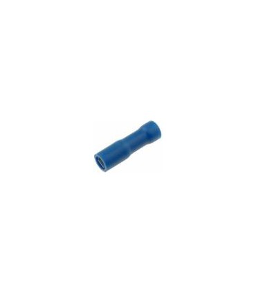 Plokščias izoliuotas 2.8mm lizdas 1.5-2.5mm² laidui mėlynas