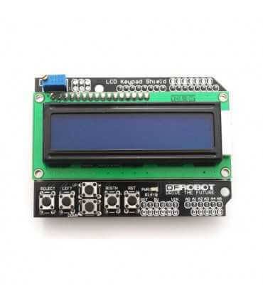Arduino 16x2 LCD ekranas su mygtukais