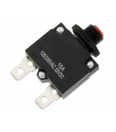 Automatinis miniatiūrinis saugiklis MR1 29x19x45mm 16A