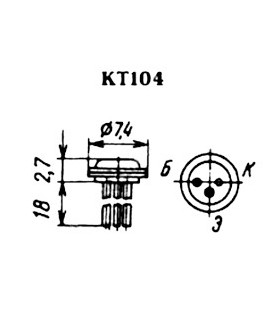 Tranzistorius KT104G