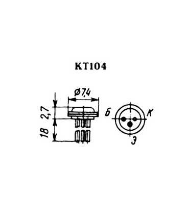 Tranzistorius KT104G