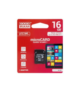 Atminties kortelė micro-SD HC 16GB+ad.SD CL10 UHS I
