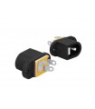 Maitinimo lizdas DC 2.1/5.5mm DC korpusinis plastmasinis