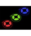 Švytinti lanksti nehermetiška juosta 12V metre 60xLED5050 SMD RGB  , 5m - 72W 1m kaina