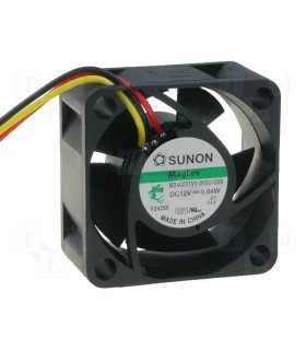 Ventiliatorius DC40x40x20mm 4,5-13,8V 12VDC 0,84W Vapo pajungimui 3 laidai