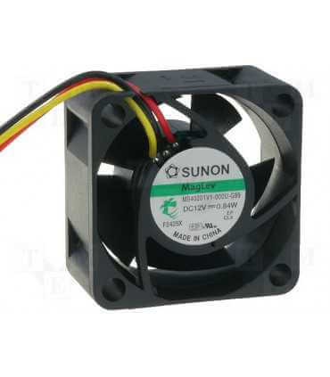 Ventiliatorius DC40x40x20mm 4,5-13,8V 12VDC 0,84W Vapo pajungimui 3 laidai