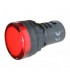 Signalinė lemputė Ø22mm (šviesos armatūra) FP LED 230V raudona