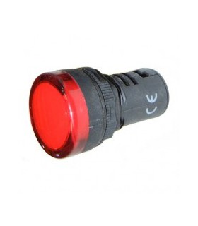 Signalinė lemputė Ø22mm (šviesos armatūra) FP LED 24V raudona