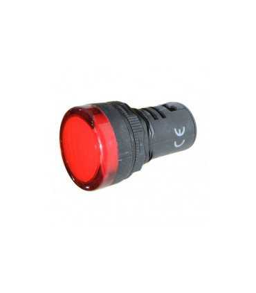 Signalinė lemputė Ø22mm (šviesos armatūra) FP LED 24V raudona