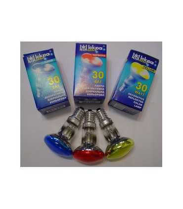 Veidr. lempos DRD 230V 30W,E14 geltona R39