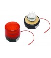 LED  signalizatorius (stroboskopas) raudonas 12V su magnetu