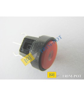 Mygtukas OFF-(ON) nefiks, 4k. 0.05A/12VDC 10x10mm SPST-NO lituojamas į plokštę,oranžinis geltonas pašvietimas