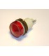 Signalinės lemputės lizdas Ø22mm raudonas T6.8 lempai