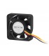 Ventiliatorius DC40x40x10mm 12VDC  pajungimui 3 laidai