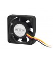 Ventiliatorius DC40x40x10mm  12VDC   pajungimui 3 laidai 1,08W
