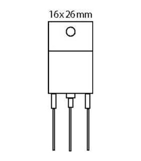 Tranzistorius NPN 450V 15A 125W TO218
