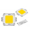 LED diodas 50W COB šaltai baltas 32-34V  +šilumai laidi pasta 3.2 Wm2