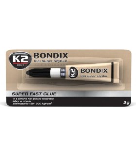 Momentiniai klijai BONDIX K2 SUPER FAST 3gr.