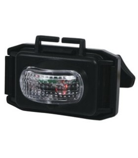 Dviračio žibintas 3 LED +tvirtinimas 2xAAA baterijos komplektuojamos
