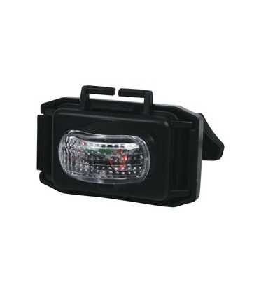 Dviračio žibintas 3 LED +tvirtinimas 2xAAA baterijos komplektuojamos