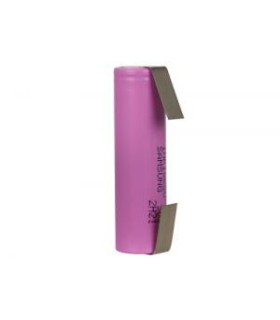 Akumuliatorius 18650 3.7V 3500mAh Li-Ion 8A lituojamas su lapeliais