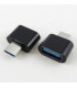Perėjimas USB C kištukas - USB A lizdas ( OTG USB2.0 Type-C-A)