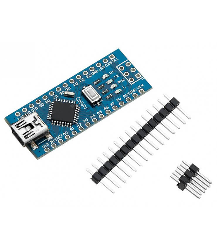 Arduino Nano V3 analogas Mikrovaldiklis - Atmel ATmega328 nesulituotas ...