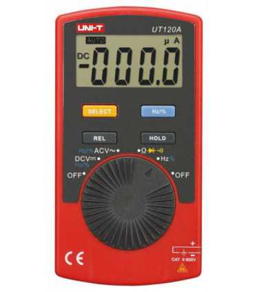Multimetras UT120A CATII su dažnio matavimu, diodų tikrinimu UNI-T