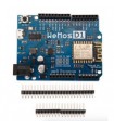 "WeMos D1 R2" "WiFi" ESP8266 "Development Board" suderinama "Arduino" UNO programa "Arduino IDE"