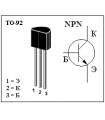 Tranzistorius KT315B1, NPN, 0.1А, 20V, 0.15W