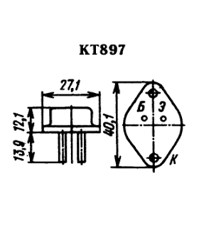 Tranzistorius KT897A