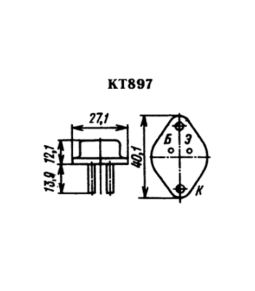 Tranzistorius KT897A