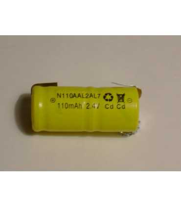 N110AAL2AL7 2.4V  Ni-Cd lituojamas