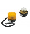 LED švyturėlis geltonas (oranžinis) 12Vdc ( 500kartų /1min)