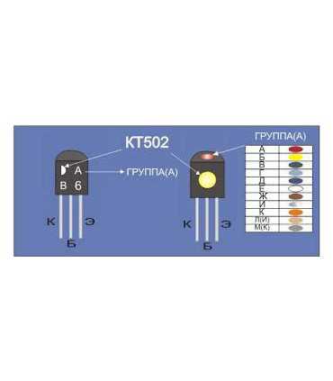 Tranzistorius KT502A,B,V