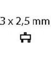 Tranzistorius BC857 PNP 45V 0.1A 0.25W B:220-475 SOT