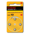 Cinko oro baterija V10 (HA10, DA10, PR70) klausos aparatams 1.4V Kodak 1vnt.