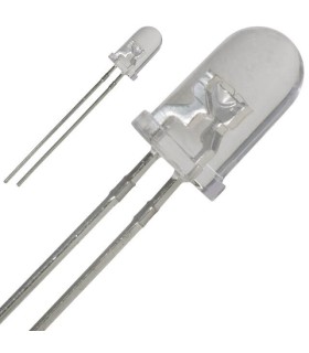 Šv. diodas Ø5mm super ryškus geltonas 15° ,1.8...2.6V , 8400mcd