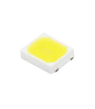 Šviesos diodas 2.8x3.5mm SMD2835 6lm geltonas 60mA, PLCC2