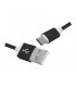 Laidas USB A kištuklas -Micro USB 5p kištukas juodas 1m