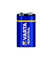 Šarminė baterija 6F22 (1604, 6LR61, 522,MN1604) 9V VARTA Industrial (Longlife)