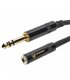 Ausinių prailgintojas 6,3mm stereo 5mSpiraliniai