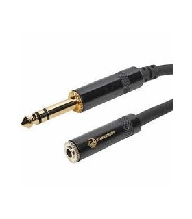 Ausinių prailgintojas 6,3mm stereo 5mSpiraliniai