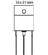 Tranzistorius SI-N BU2508 :Iso 45W