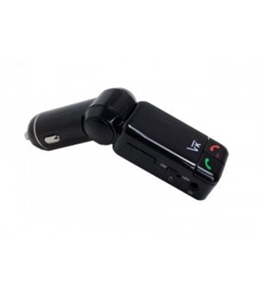 Automobilinis FM siųstuvas BC06 su Bluetooth imtuvu ,laisvu rankų iranga ir krautuvas 2xUSB max 2,1A FM imtuvas