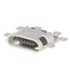 Micro USB lizdas USB 2.0 5 takeliai (SMD) tiesūs kontaktai