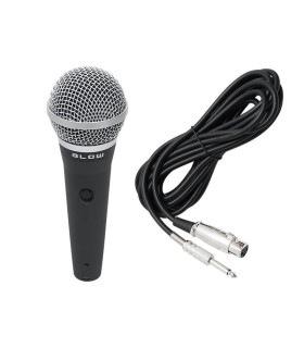 Mikrofonas PRM 321 dinaminis,metalinis , su įjungimo/išjungimo mygtuku50Hz - 14KHz