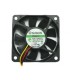 Ventiliatorius 60x60x10mm 12VDC 1.44W 27m³/h 28dBA su apsukų davikliu SUNON RoHS