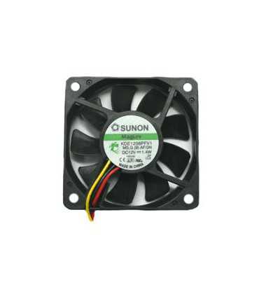 Ventiliatorius 60x60x10mm 12VDC 1.44W 27m³/h 28dBA su apsukų davikliu SUNON RoHS